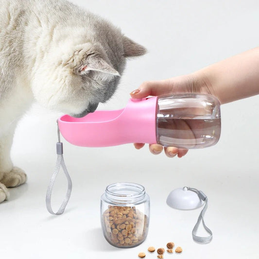 Bouteille d'eau pour chat portable - Chats Passion